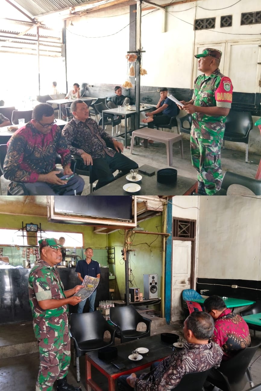 Babinsa Koramil 04/Meureubo Door to Door Sosialisasikan Rekrutmen TNI AD Kepada Pemuda Desa