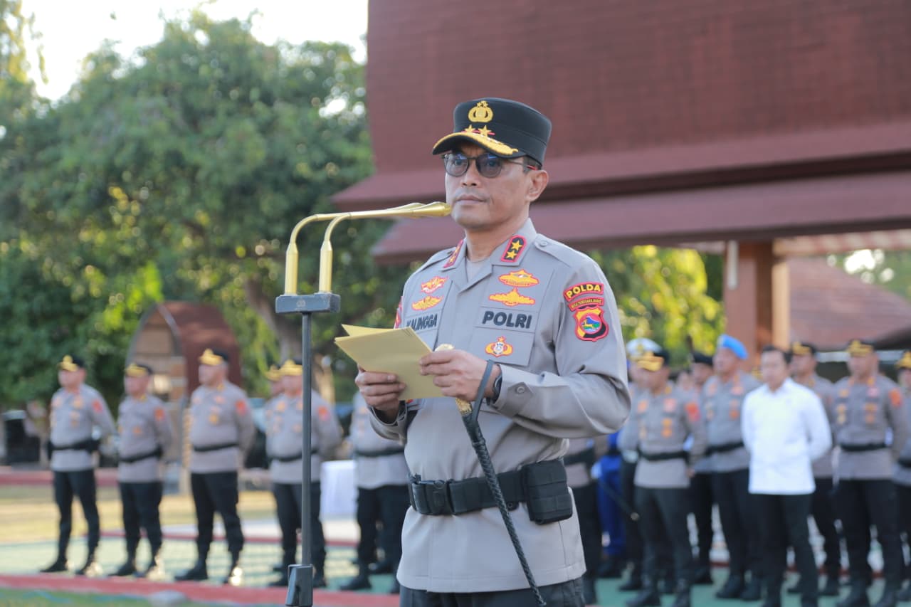Jelang HUT RI ke-81 dan Kunker Kapolri, Polda NTB Gelar Apel Siaga Kamtibmas Serentak Seluruh Jajaran 