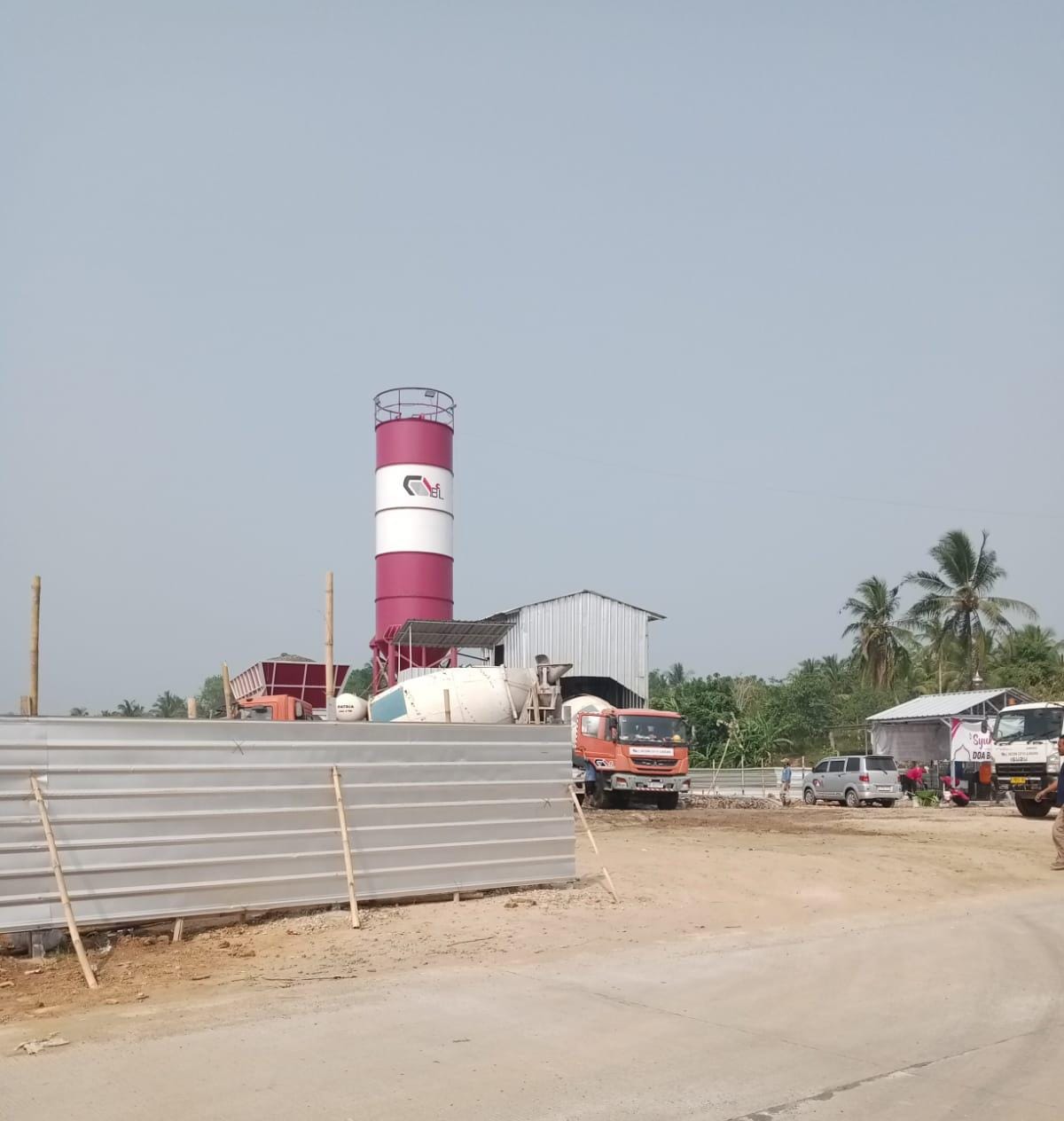 Ketua GRIB JAYA PAC Malingping Minta Batching Plant PT BCL Dibongkar, Diduga Berdiri di Lahan Pertanian Produktif