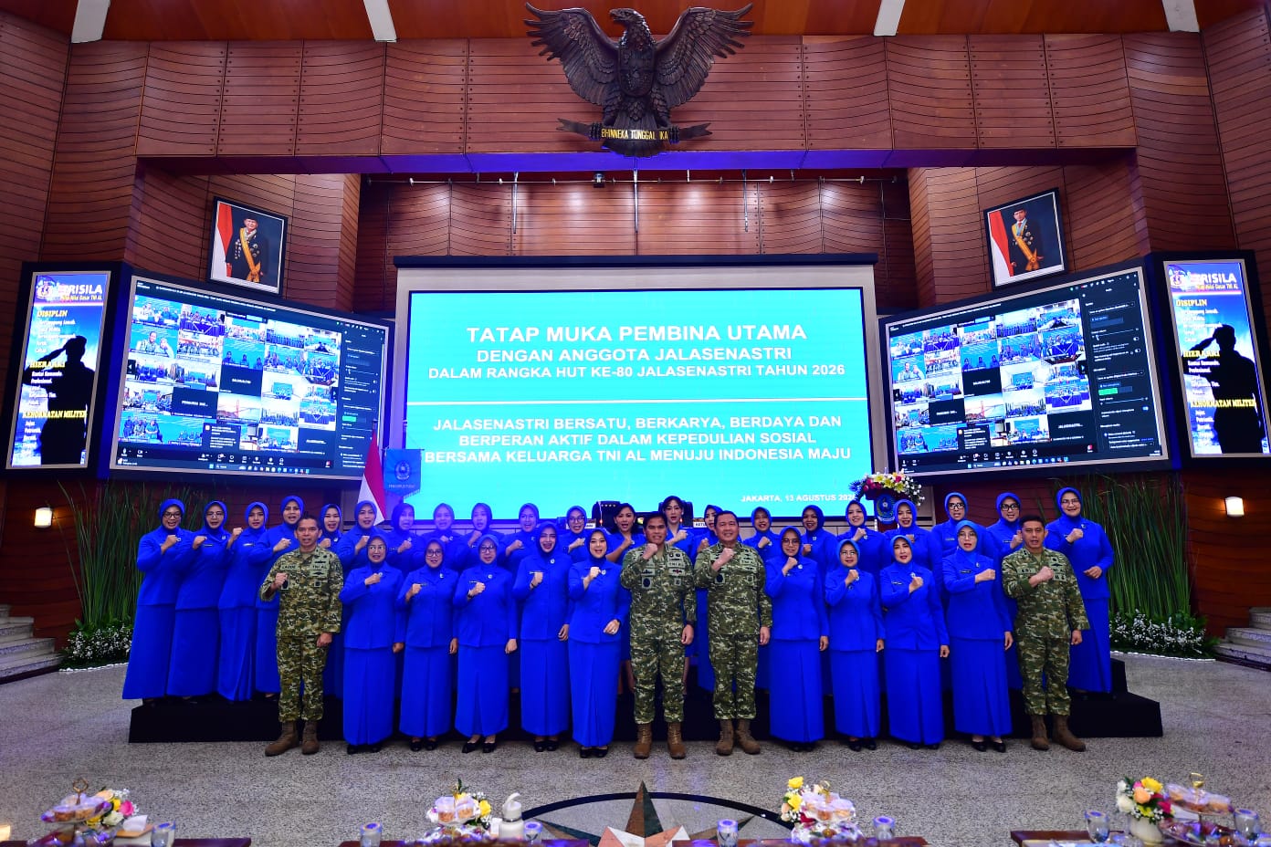 PANGKOARMADA I IKUTI TATAP MUKA PEMBINA UTAMA JALASENASTRI, TEKANKAN BIJAK BERMEDSOS