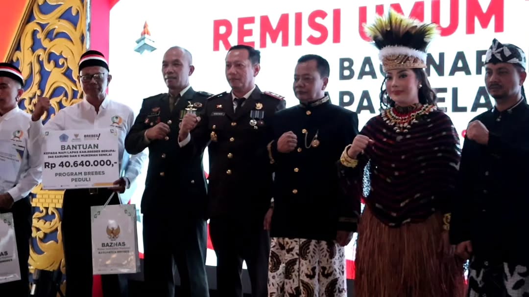 Peringati HUT ke-81 RI, 250 Warga Binaan Lapas Brebes Terima Remisi Umum