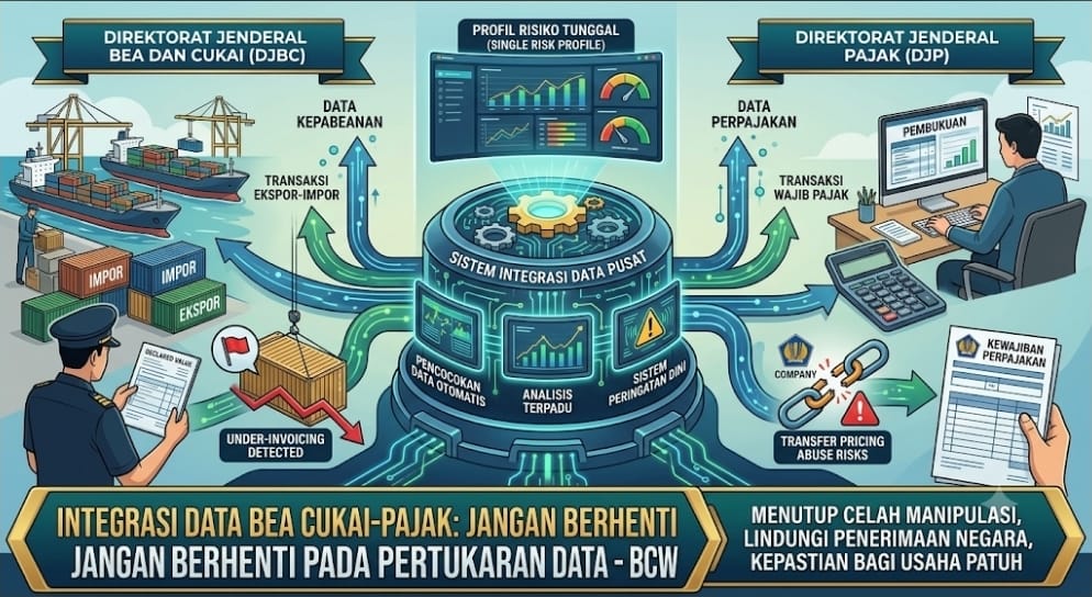 Integrasi Data Bea Cukai-Pajak Dinilai Mendesak, BCW: Jangan Berhenti pada Pertukaran Data