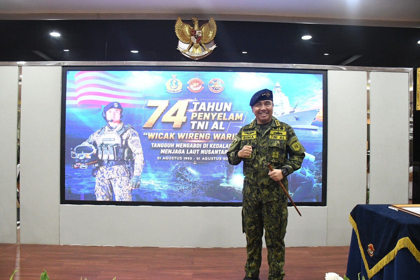 Pangkoarmada I Hadiri Tasyakuran HUT Ke-74 Penyelam TNI AL