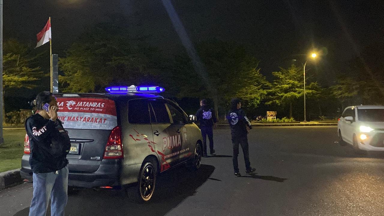 Puma Jatanras Polda NTB Keliling Malam Pantau Titik Rawan Gangguan Kamtibmas