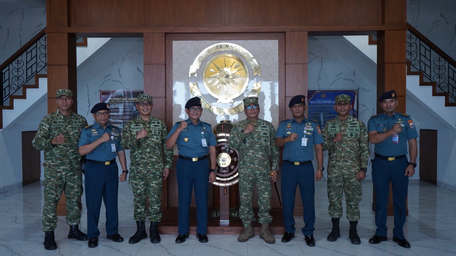 DANPUSTERAL LAKSANAKAN COURTESY CALL KE MAKO KOARMADA I