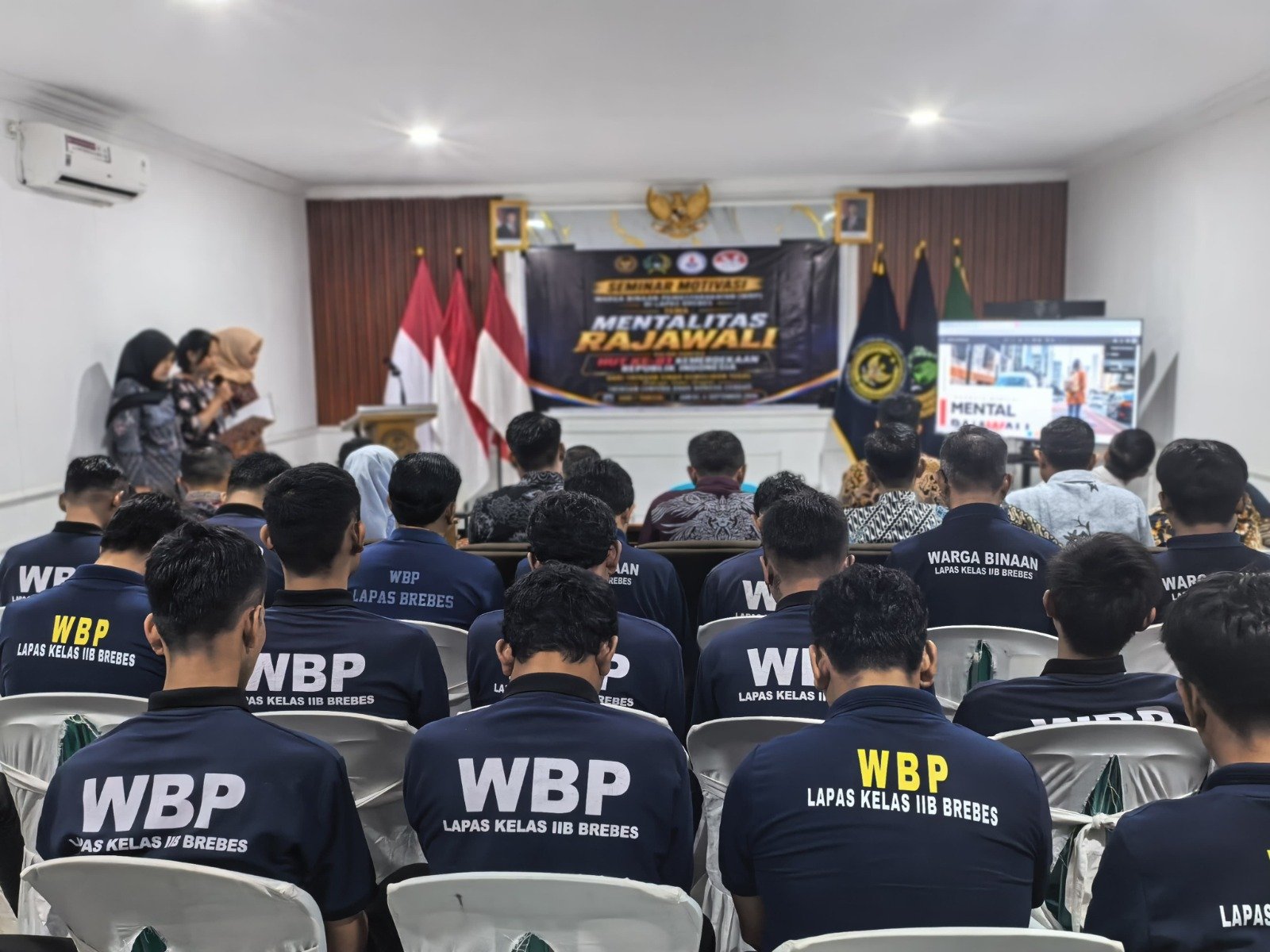 Membangun Mental, Menumbuhkan Harapan: WBP Lapas Brebes Ikuti Seminar ‘Mentalitas Rajawali