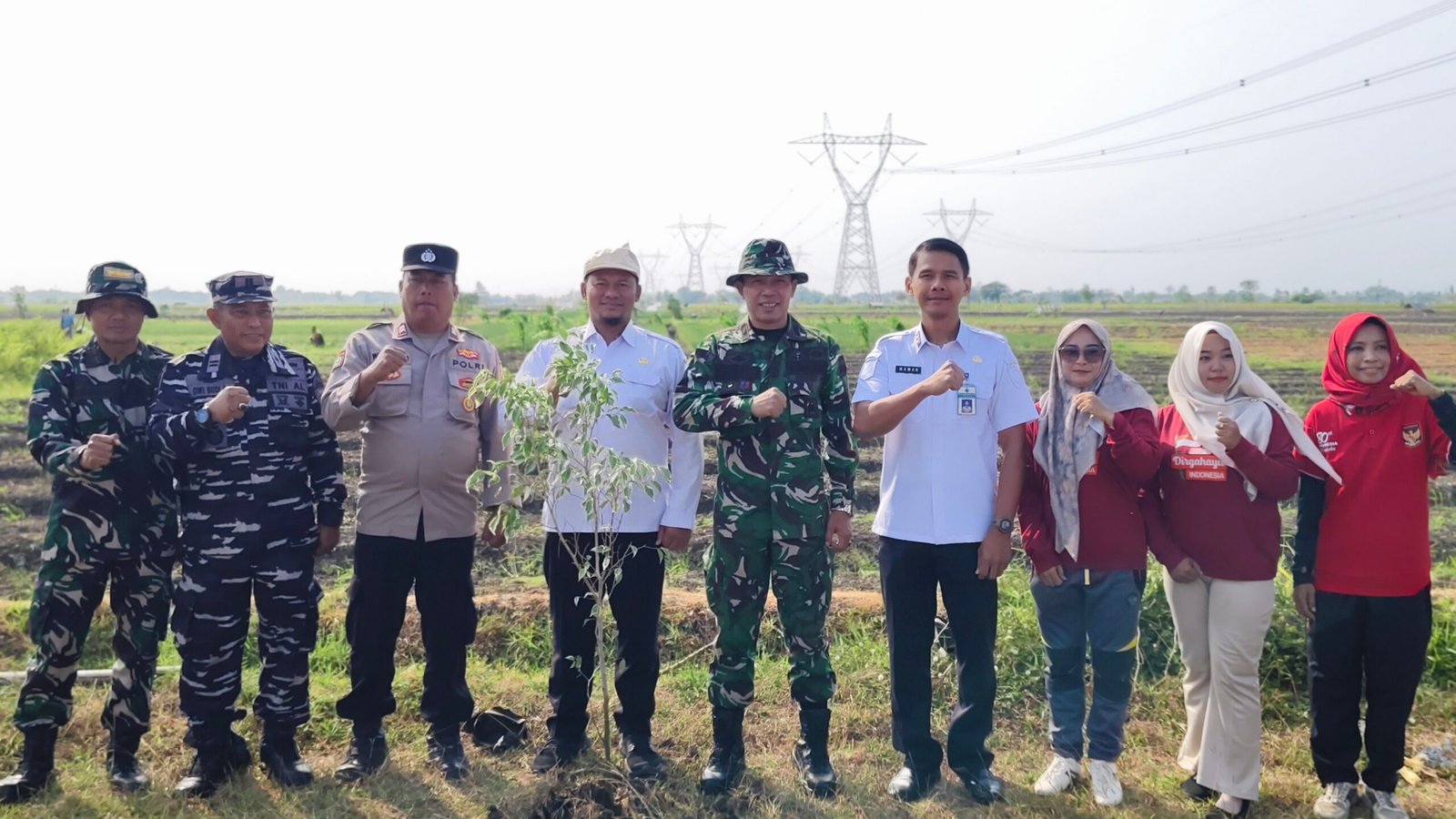 Kodim 0713/Brebes Tanam Pohon Serentak, Wujud Kepedulian TNI terhadap Kelestarian Alam
