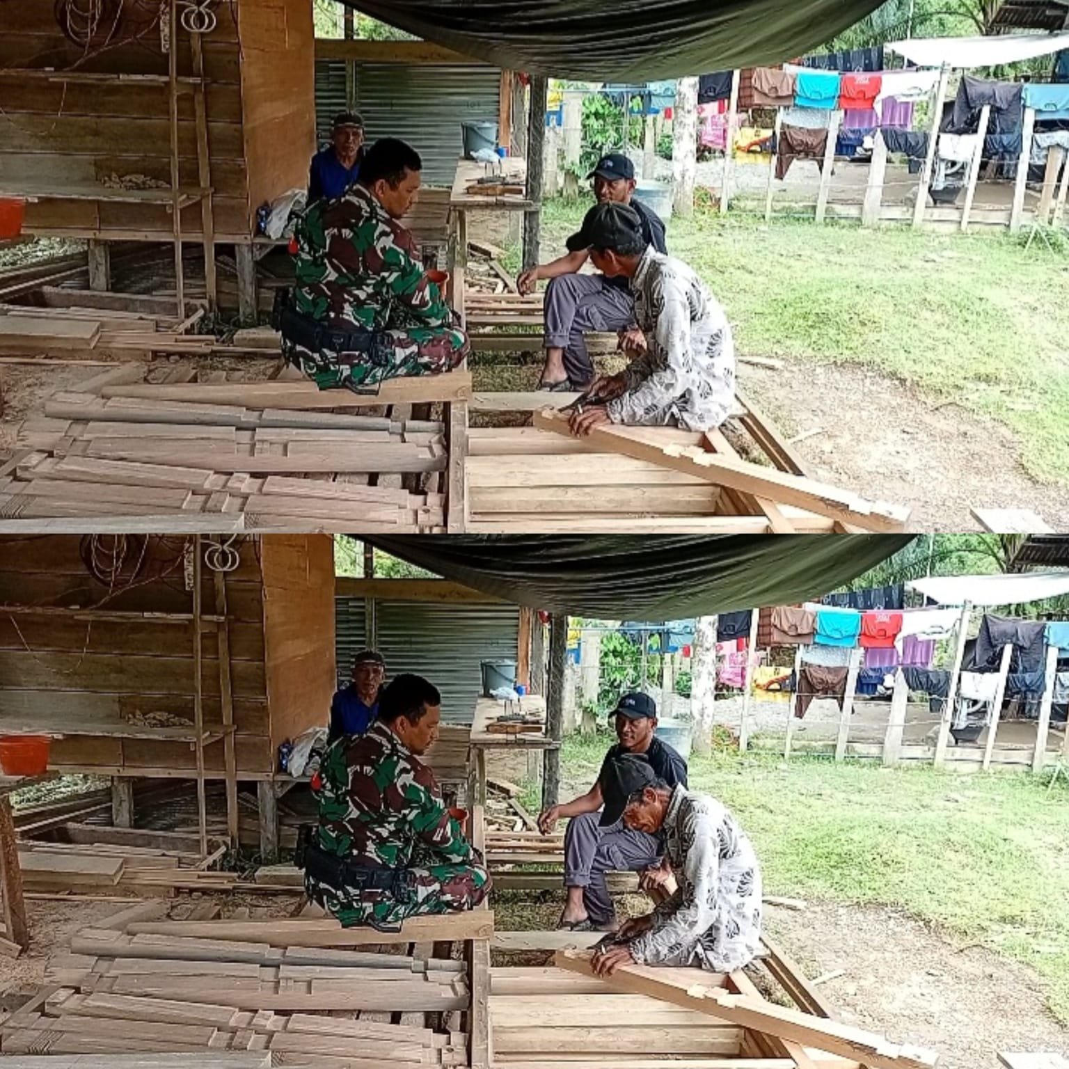 Jalin Kedekatan dengan Warga, Babinsa Posramil 05/Pante Ceureumen Rutin Laksanakan Silaturahmi