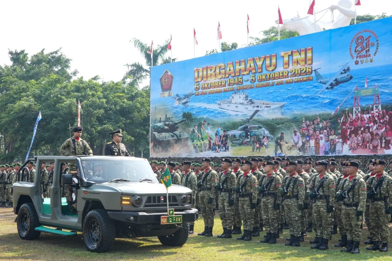 Kasdam IV/Diponegoro Pimpin Upacara HUT ke-81 TNI, Teguhkan Profesionalisme dan Pengabdian