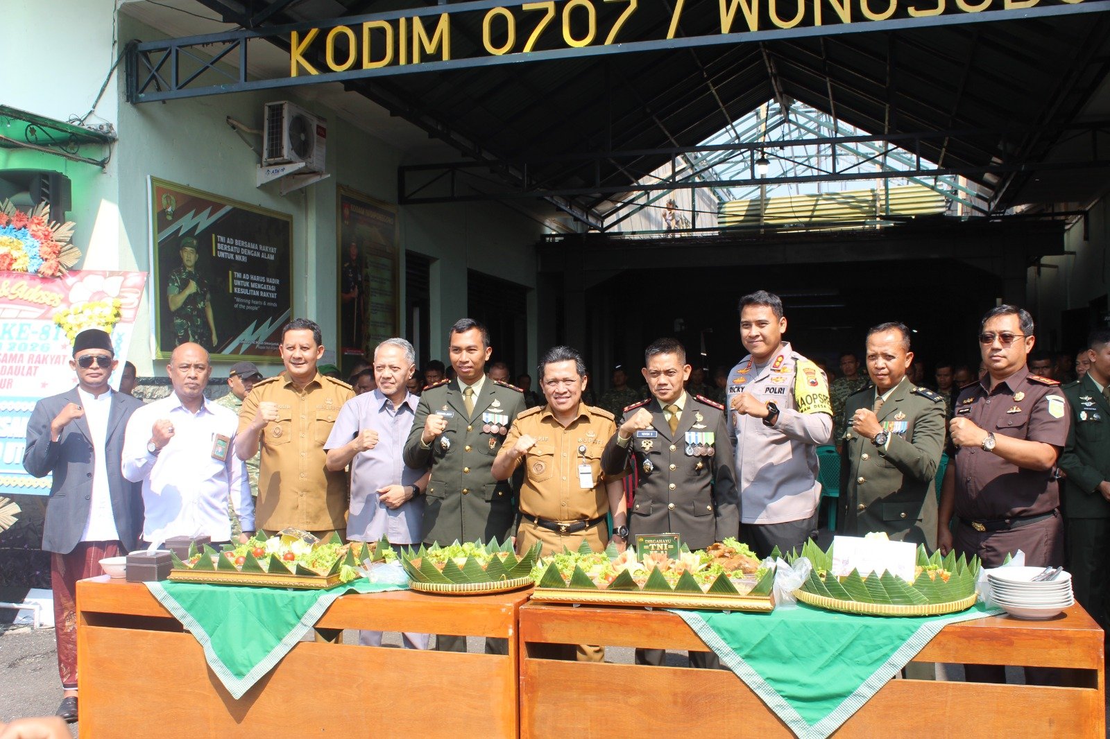Kodim 0707/Wonosobo Gelar Tasyakuran HUT ke-81 TNI, Pererat Kemanunggalan dengan Rakyat