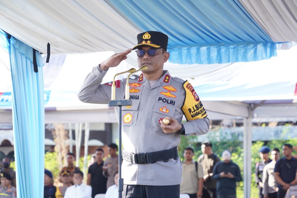 Kapolda NTB Pimpin Apel Gelar Pasukan Ops Mandalika Rinjani 2026, 2.678 Personel Disiagakan Amankan MotoGP