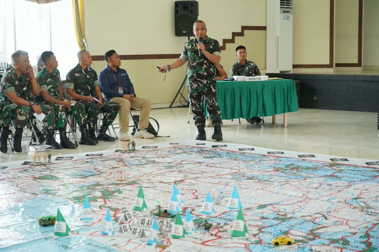 Korem 162/Wira Bhakti Matangkan Kesiapan Pengamanan dan Evakuasi MotoGP 2026 Melalui Tactical Floor Game
